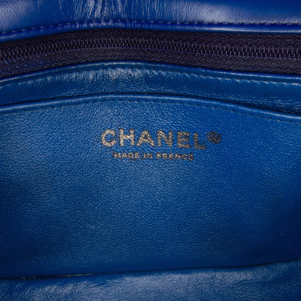 Chanel Mini Chevron Quilted Lambskin Rectangular Flap Bag (SHG-S3wMjz)