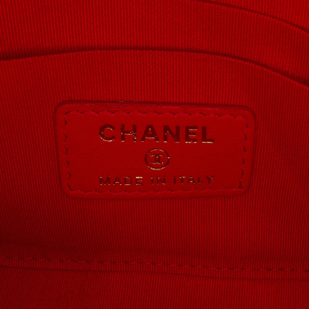 Chanel Mini Chevron Quilted Lambskin Trendy CC Chain Wallet (SHG-KVql9W)