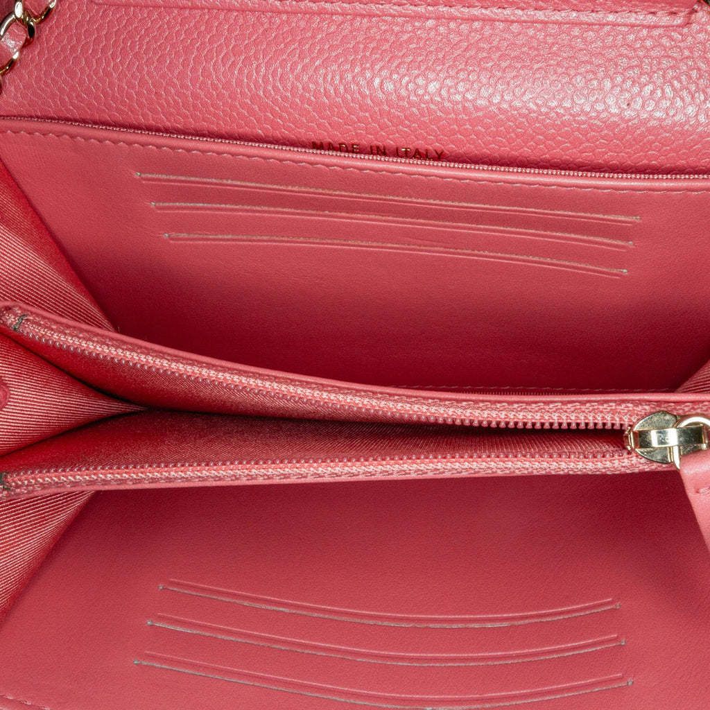 Chanel Mini Classic Caviar Flap Wallet on Chain (SHG-SQ3yjM)