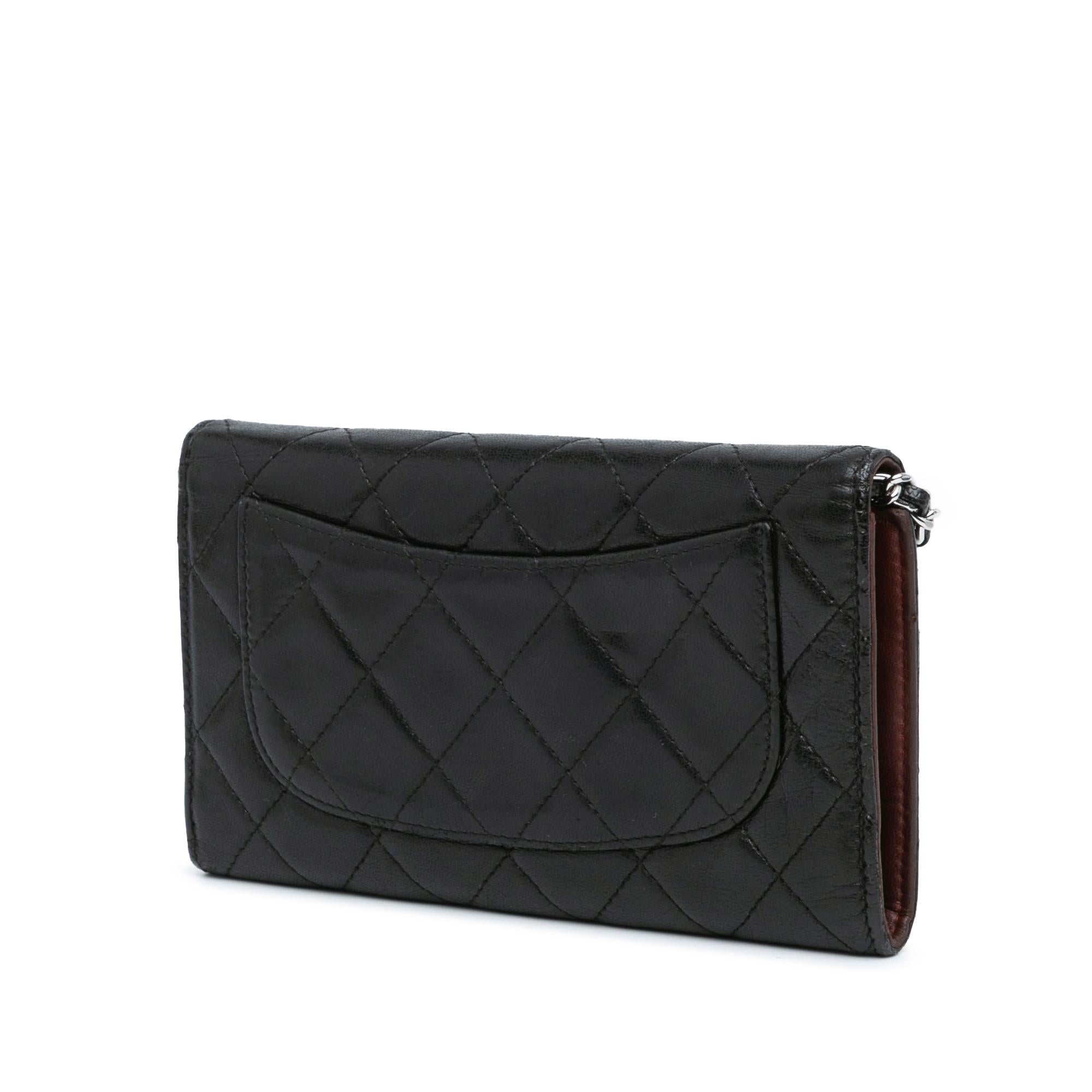 Chanel Mini Classic Caviar Flap Wallet on Chain (SHG-oPUFCl)