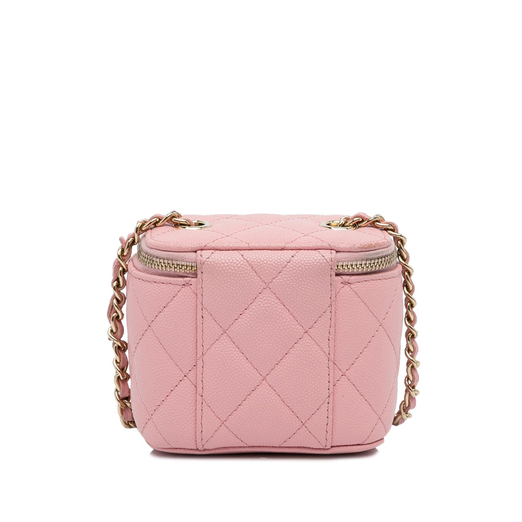 Chanel Mini Classic Caviar Vanity Case (SHG-kgbpy5)