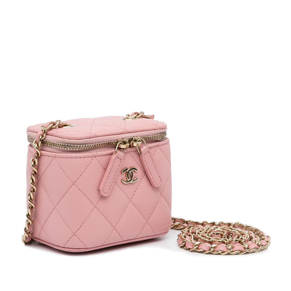 Chanel Mini Classic Caviar Vanity Case (SHG-kgbpy5)