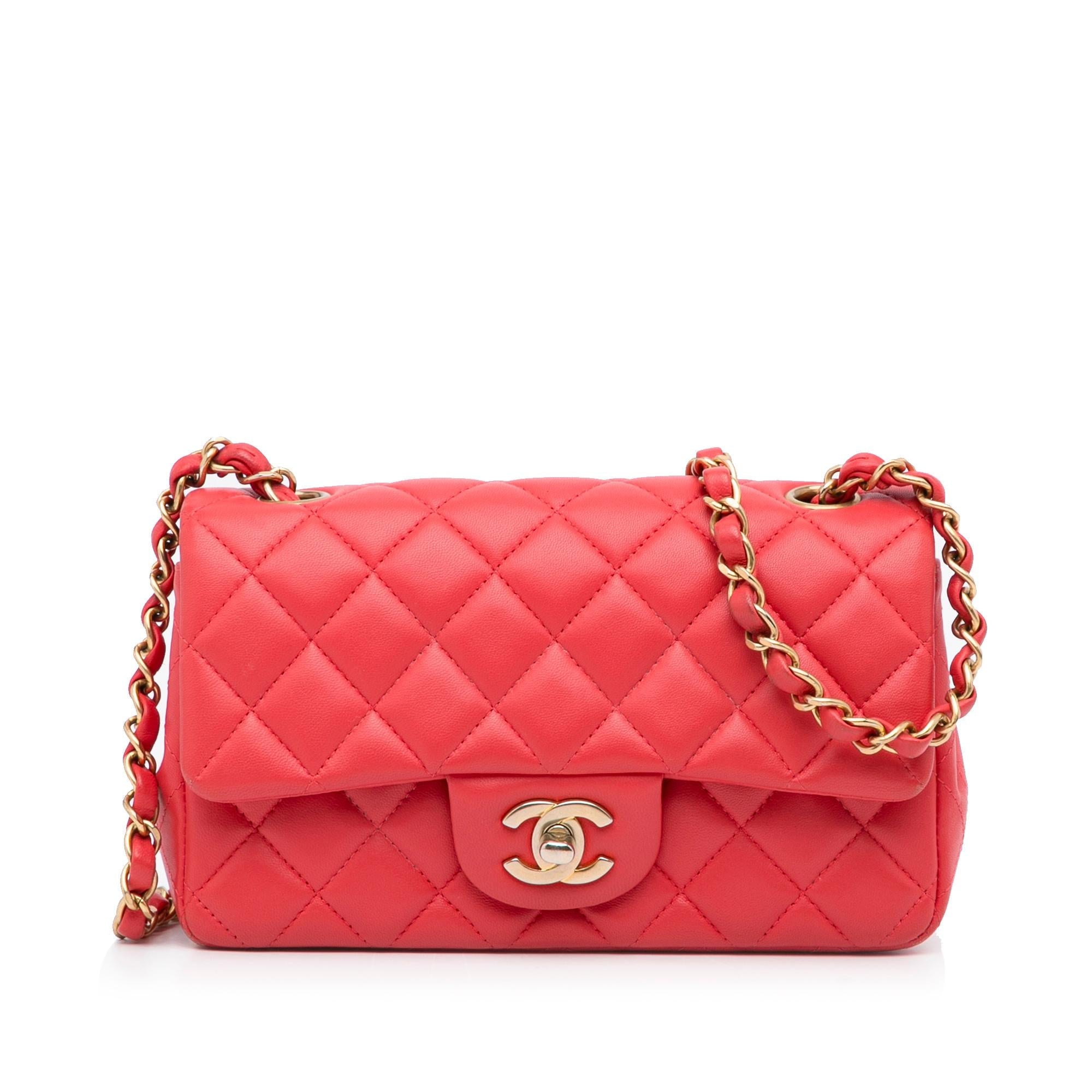 Chanel Mini Classic Lambskin Rectangular Single Flap
