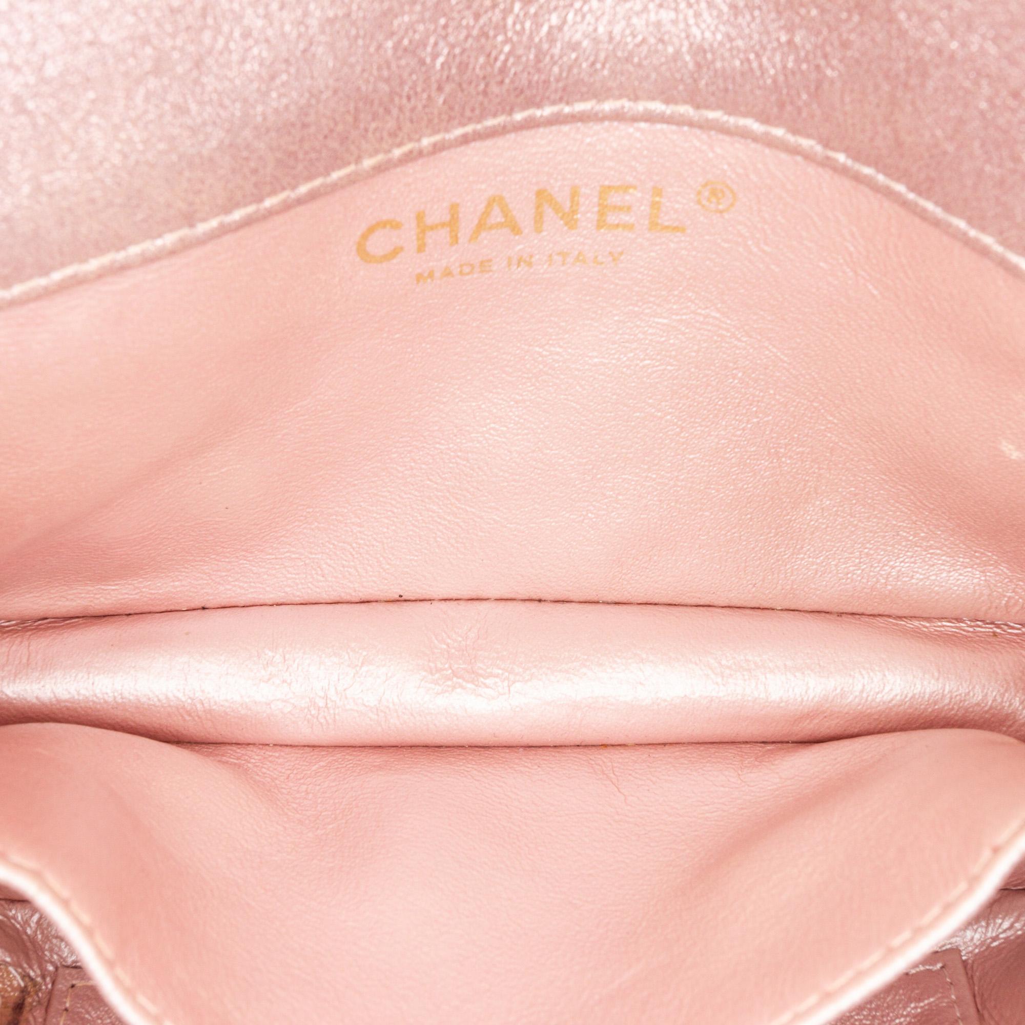 Chanel Mini Classic Lambskin Rectangular Single Flap (SHG-hcUMmT)