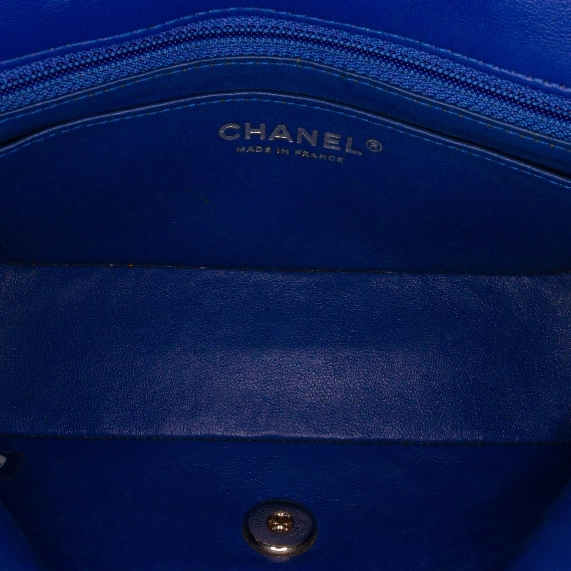 Chanel Mini Classic Lambskin Rectangular Single Flap (SHG-4XnLol)