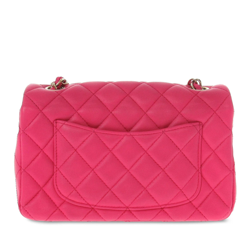 Chanel Mini Classic Lambskin Rectangular Single Flap (SHG-xTQk8y)
