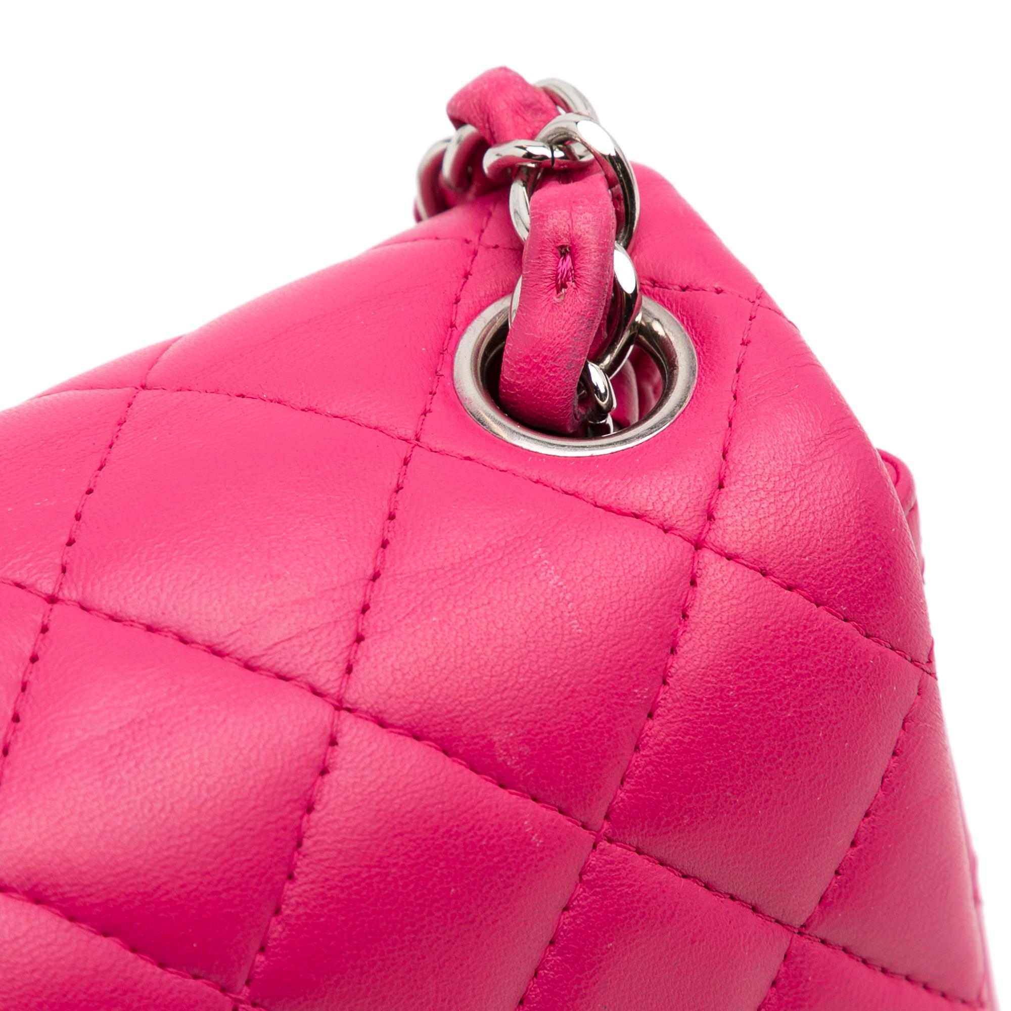 Chanel Mini Classic Lambskin Square Flap (SHG-7URREH)