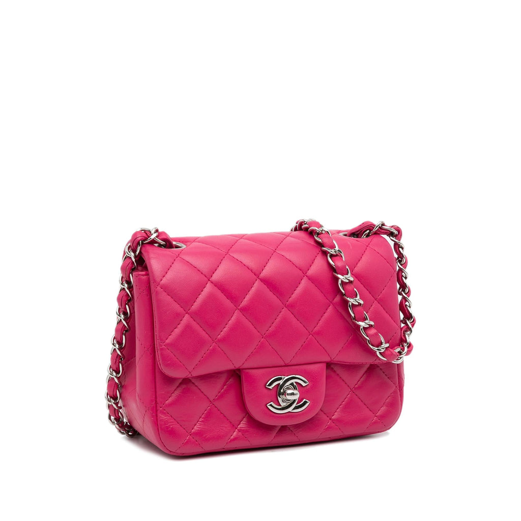Chanel Mini Classic Lambskin Square Flap (SHG-7URREH)