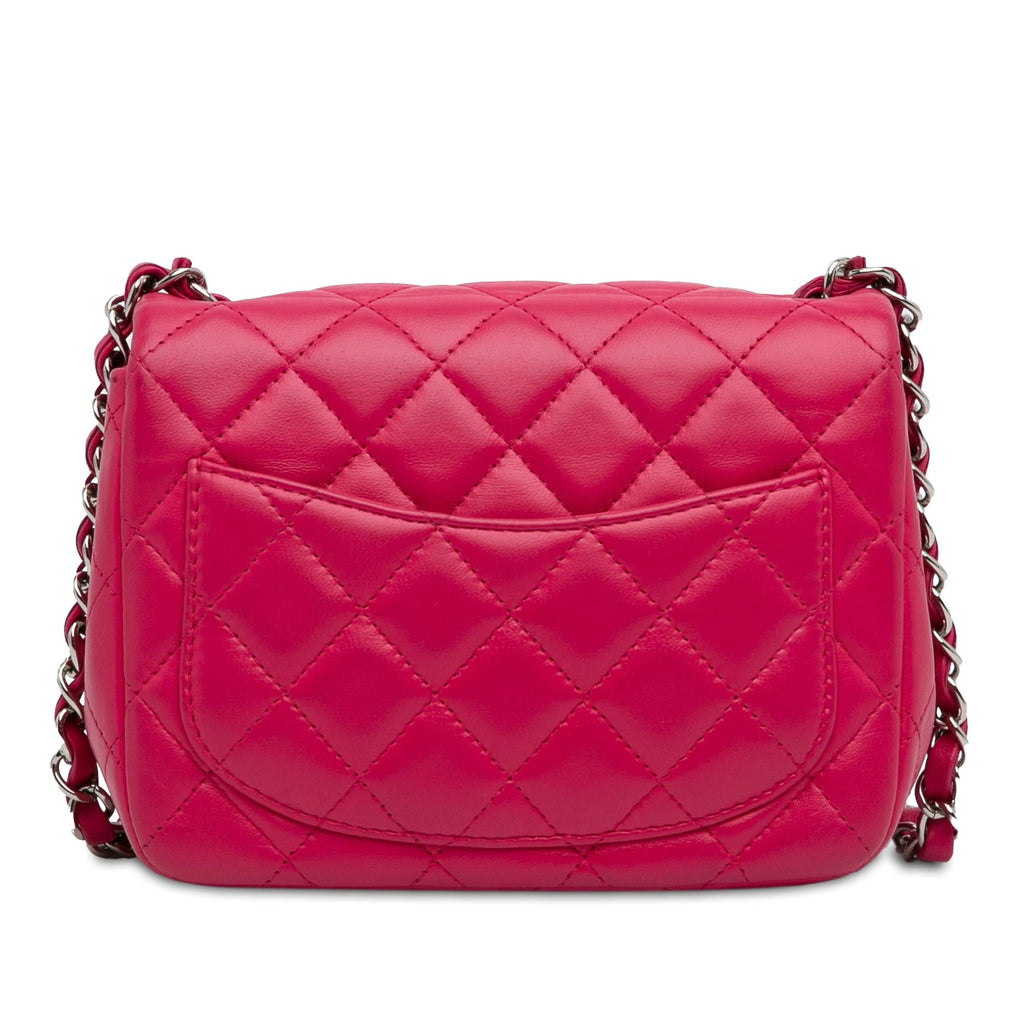 Chanel Mini Classic Lambskin Square Single Flap (SHG-w1g0FJ)