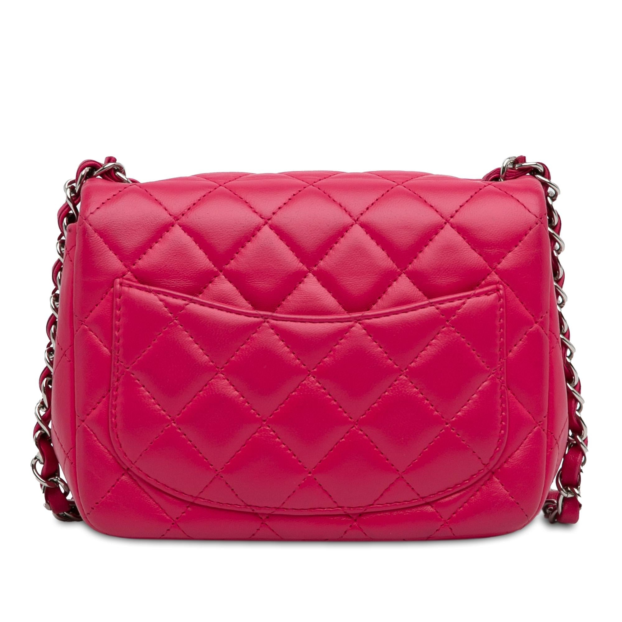 Chanel Mini Classic Lambskin Square Single Flap (SHG-w1g0FJ)