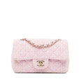 Chanel Mini Classic Rectangular Tweed Flap (SHG-lbDBOI)
