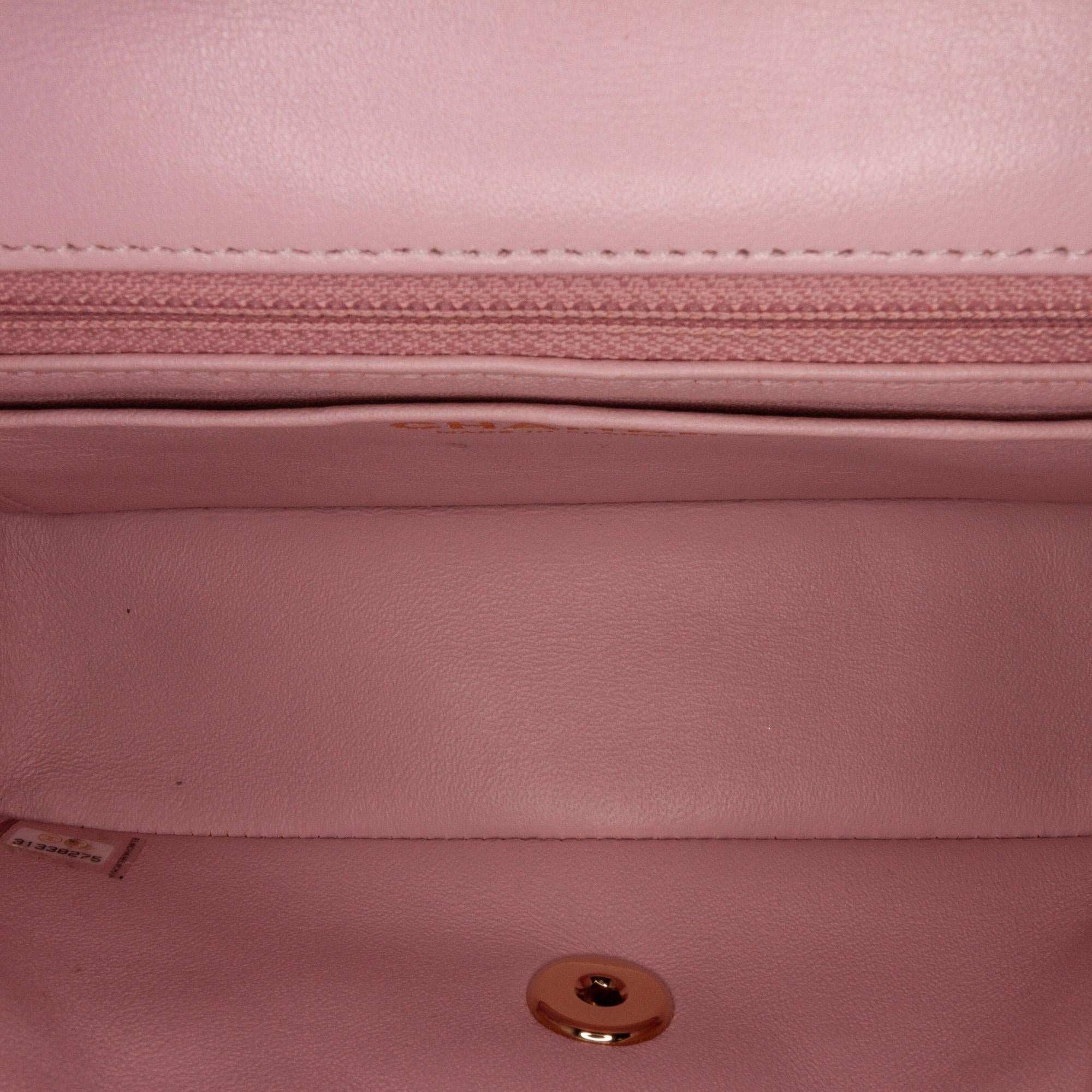 Chanel Mini Classic Rectangular Tweed Flap (SHG-lbDBOI)