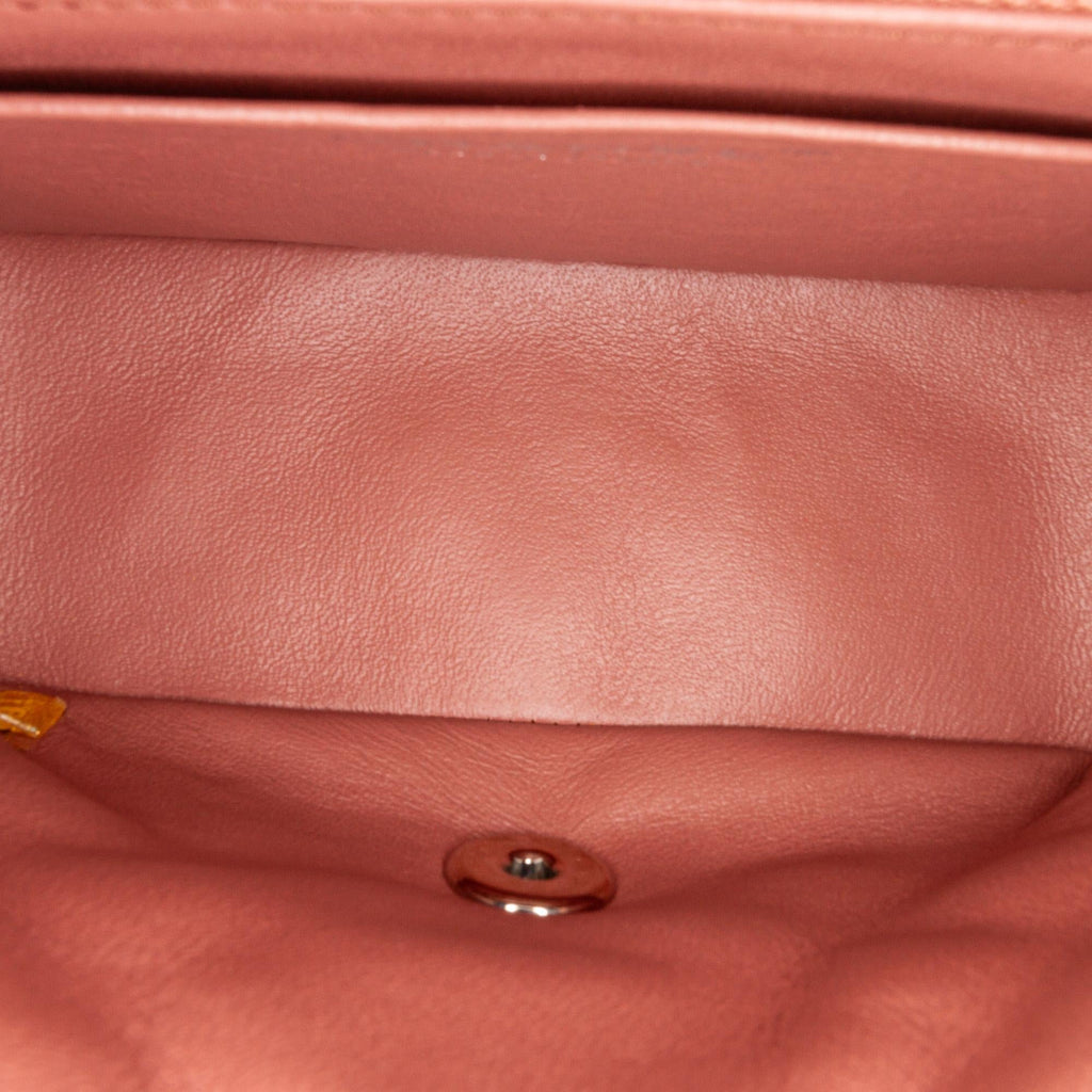 Chanel Mini Classic Square Patent Single Flap (SHG-nmtI7p)