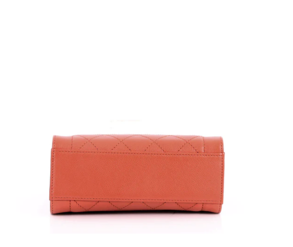 CHANEL Label Click Shopping Tote Quilted Calfskin Mini