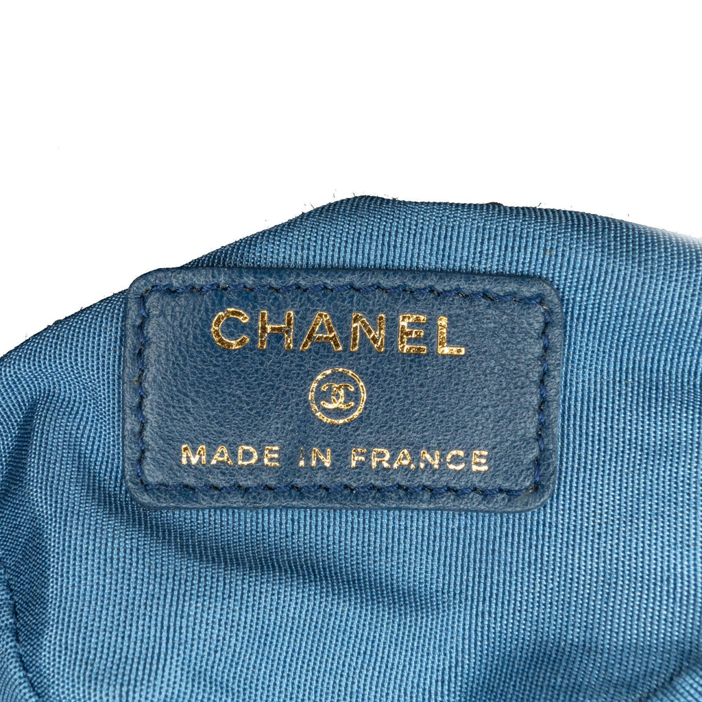 Chanel Mini Denim Mood Bucket with Chain