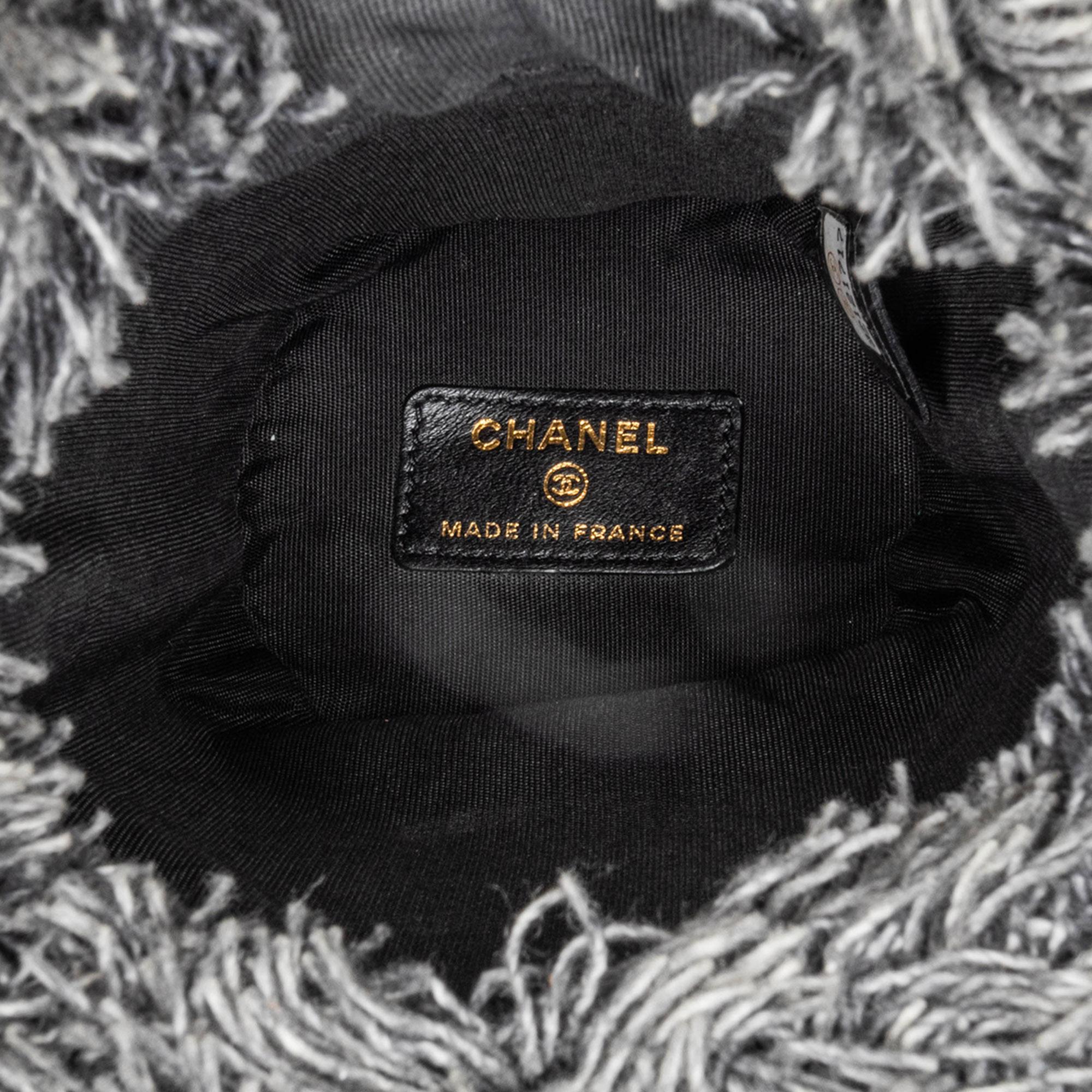 Chanel Mini Denim Mood Bucket with Chain