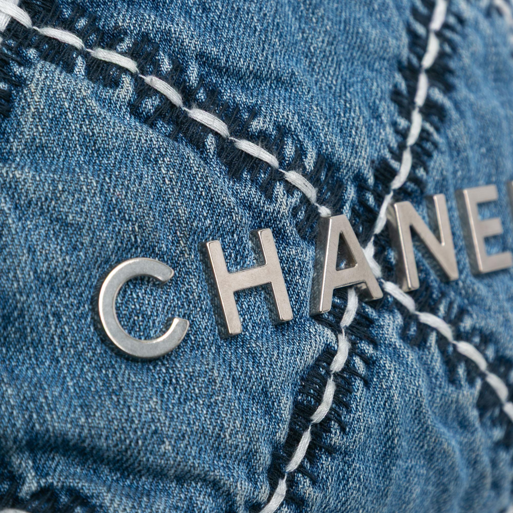 Chanel Mini Denim Stitched 22 Handbag