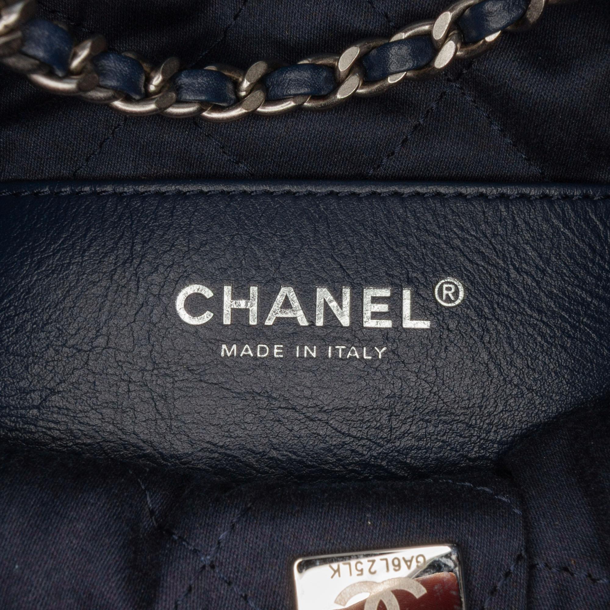 Chanel Mini Denim Stitched 22 Handbag