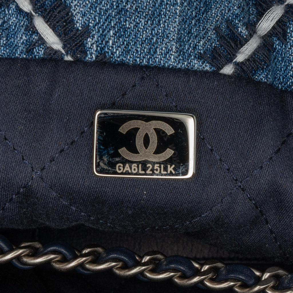 Chanel Mini Denim Stitched 22 Handbag