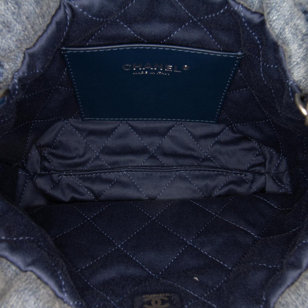 Chanel Mini Denim Studded 22 Handbag