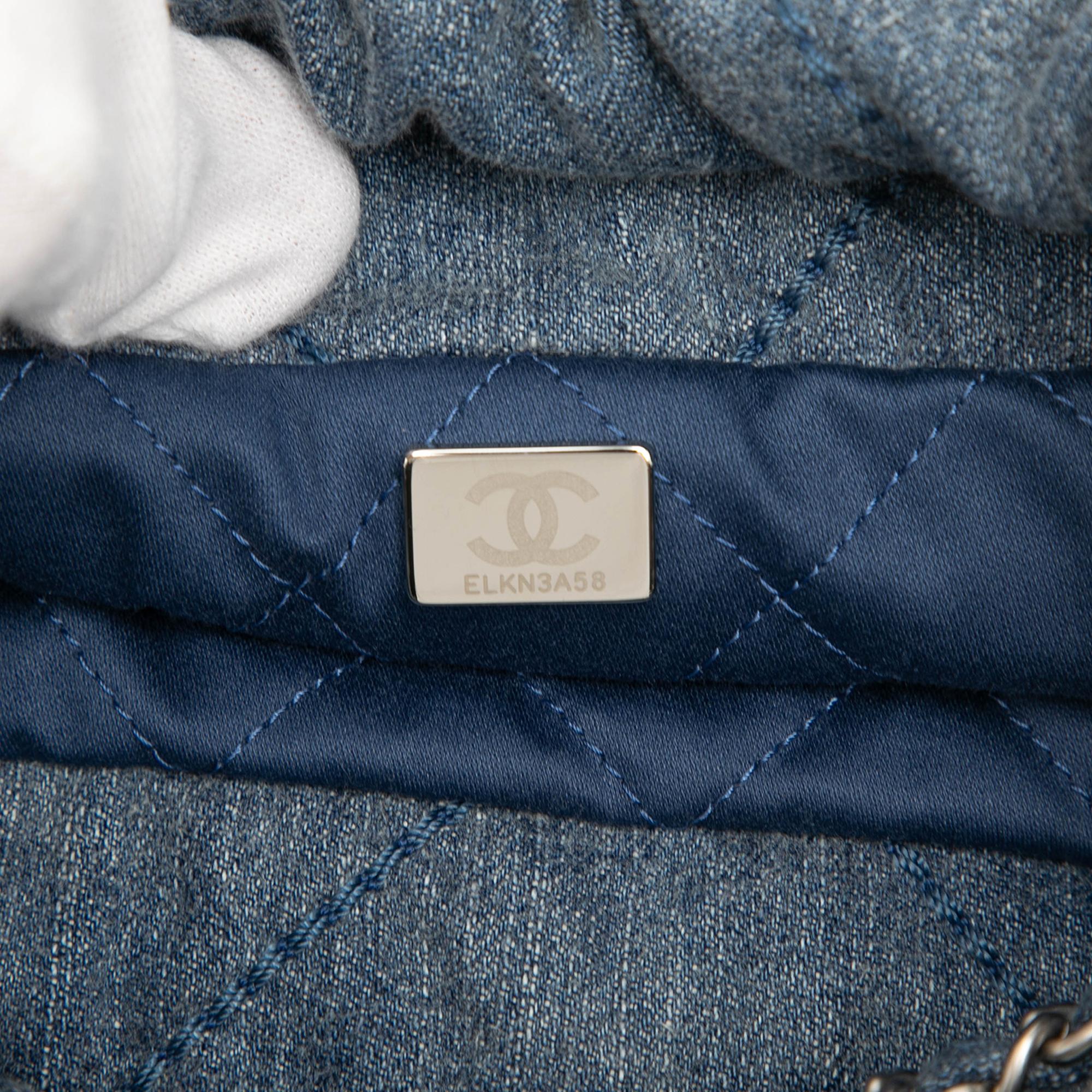 Chanel Mini Denim Studded 22 Handbag
