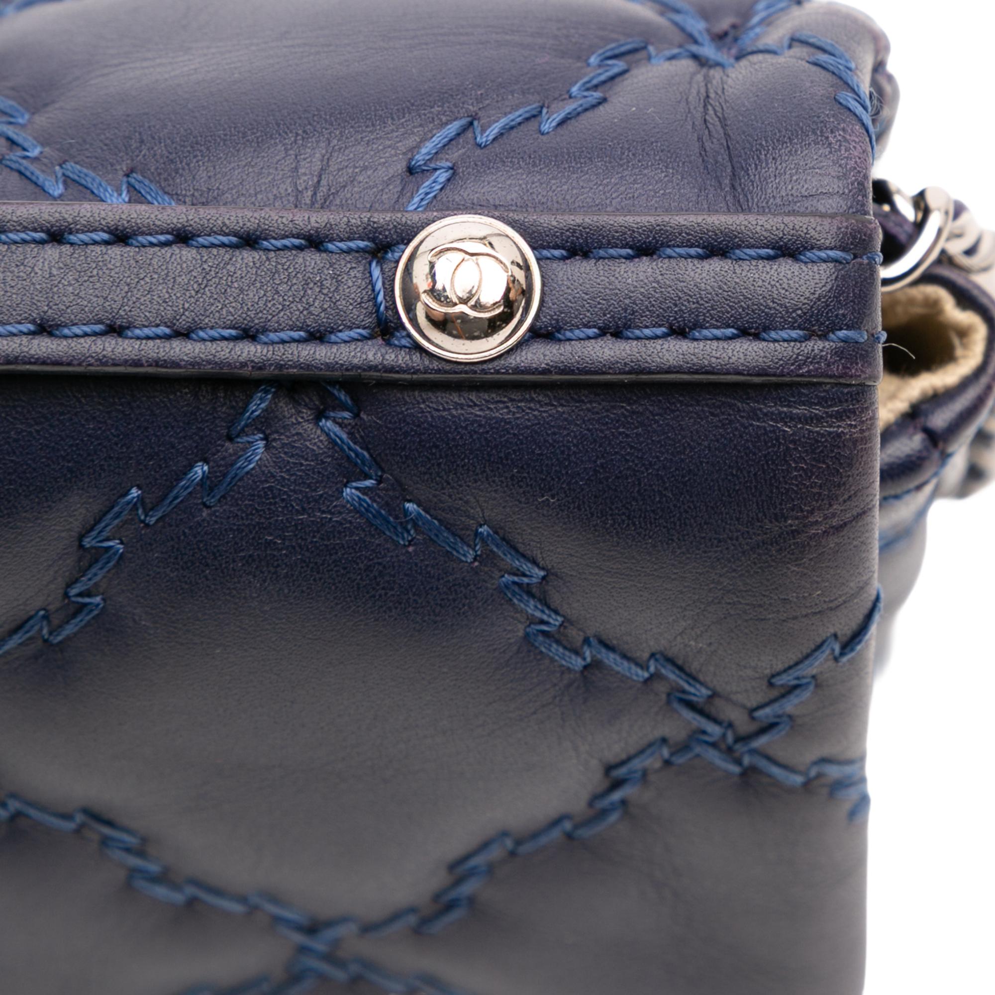 Chanel Mini Double Stitch Hamptons Flap
