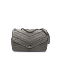 Chanel Mini Embellished Calfskin Chevron Square Envelop Flap