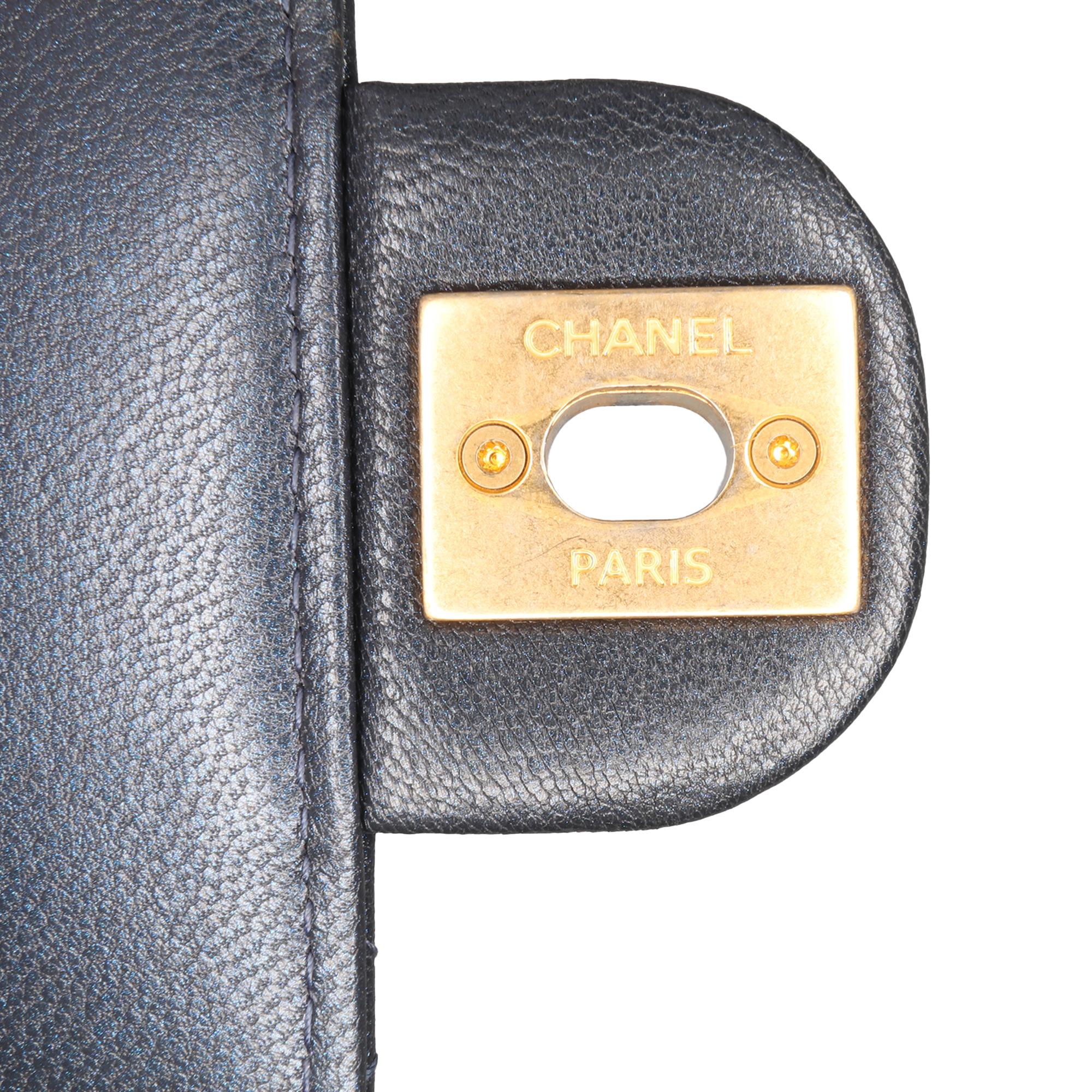 Chanel Mini Goatskin Chic Pearls Clutch On Chain