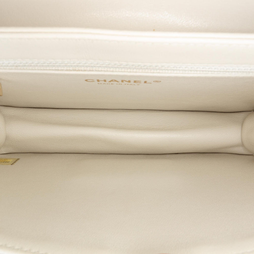 Chanel Mini Lambskin Beauty Lock Flap