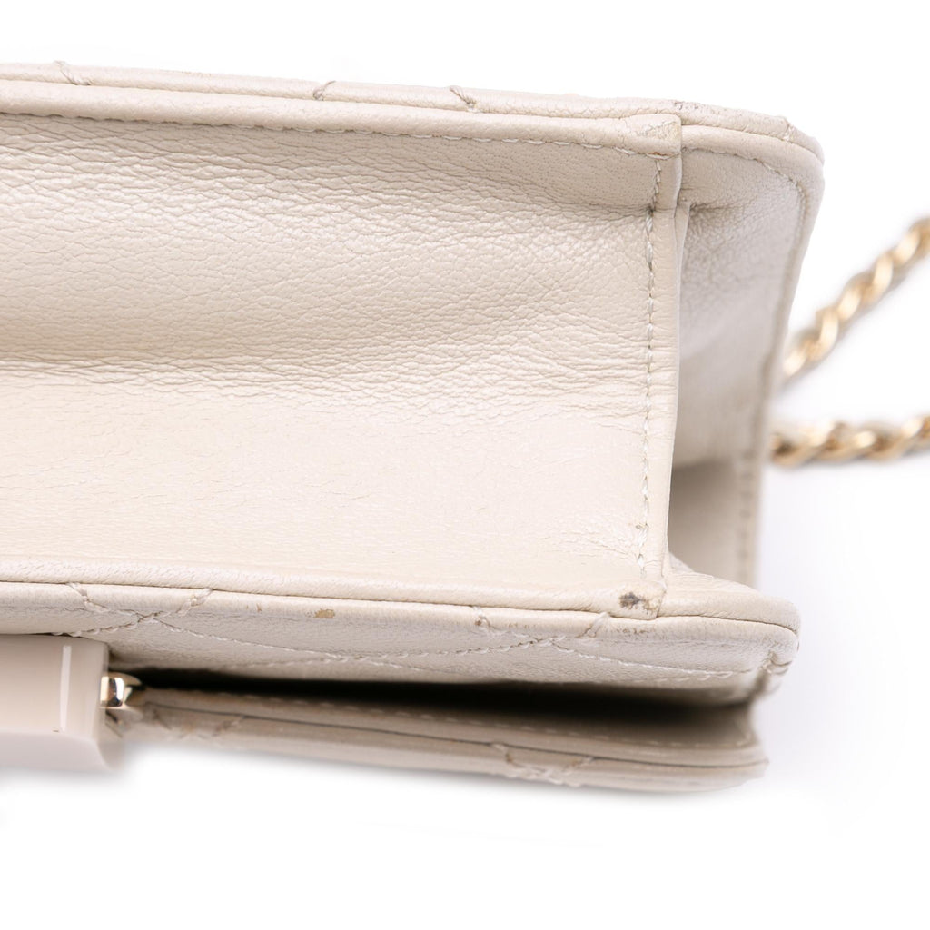 Chanel Mini Lambskin Beauty Lock Flap