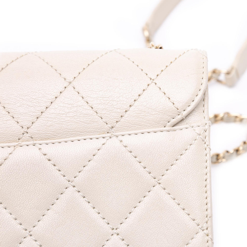 Chanel Mini Lambskin Beauty Lock Flap