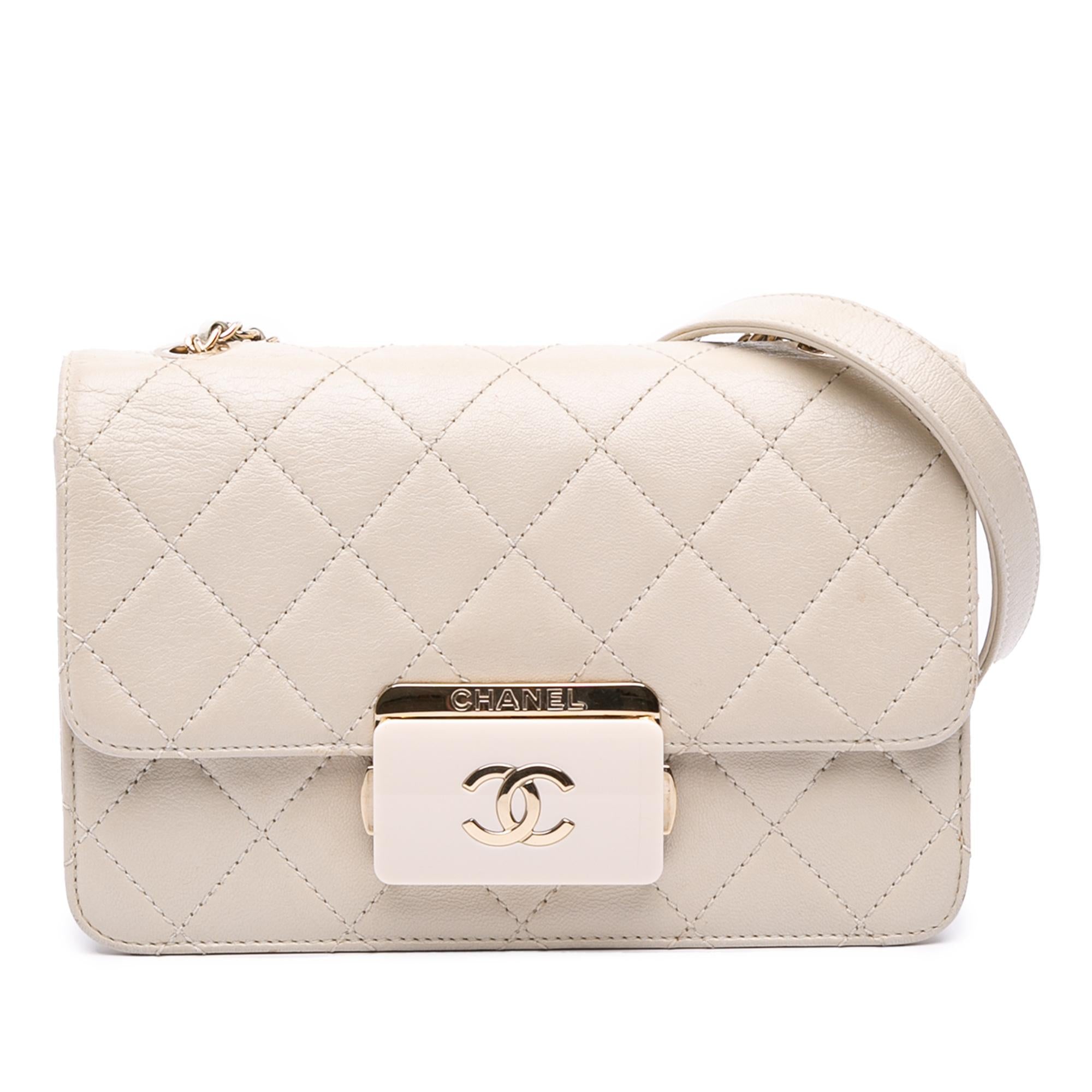 Chanel Mini Lambskin Beauty Lock Flap