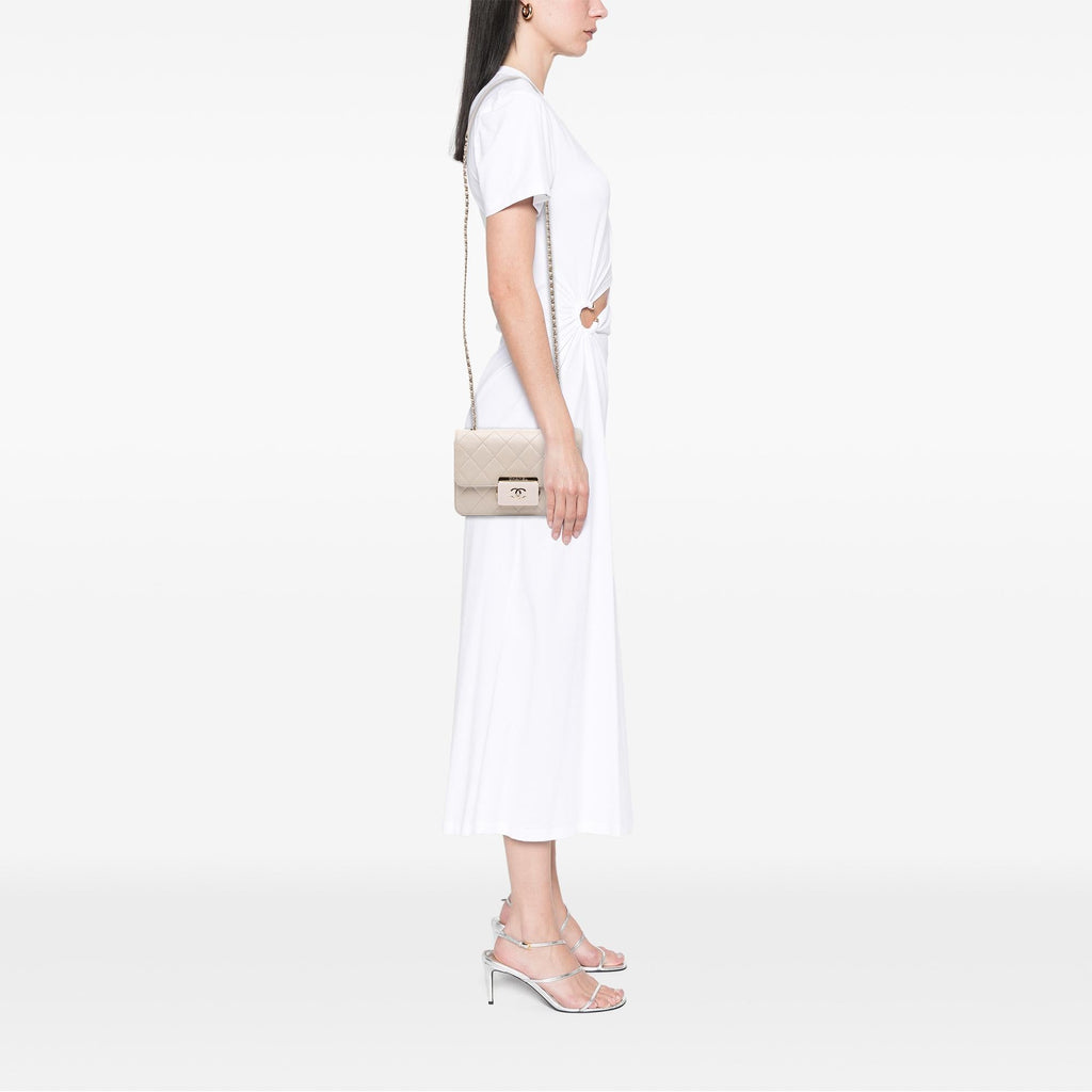 Chanel Mini Lambskin Beauty Lock Flap