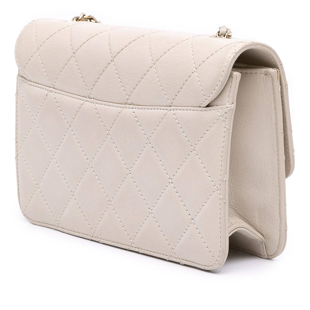 Chanel Mini Lambskin Beauty Lock Flap