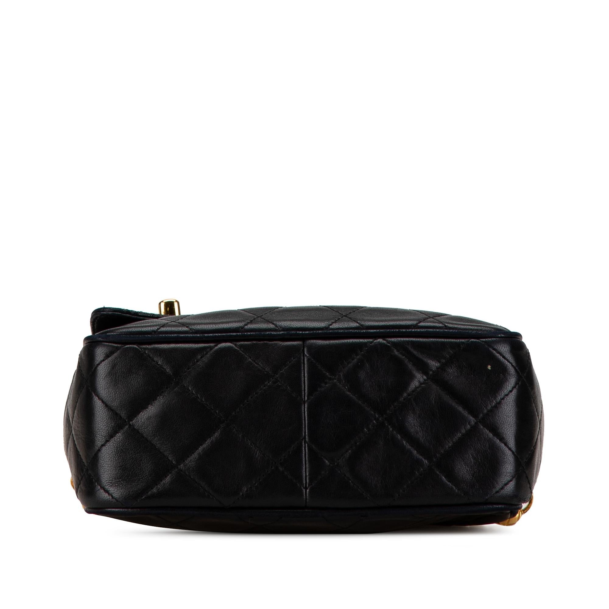 Chanel Mini Lambskin CC Tassel Camera Crossbody (SHG-OVHh6m)