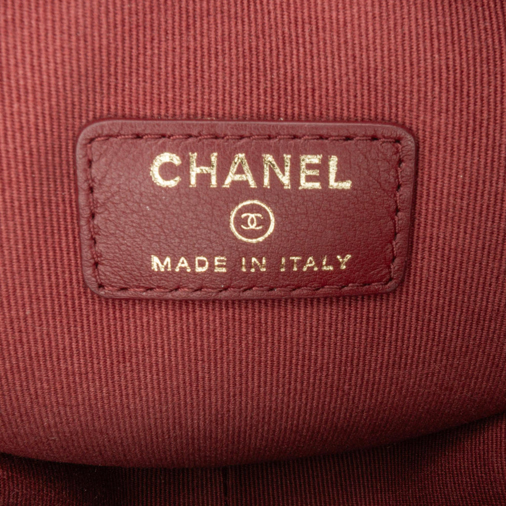 Chanel Mini Lambskin CC in Love Heart Belt Bag (SHG-R54rLZ)
