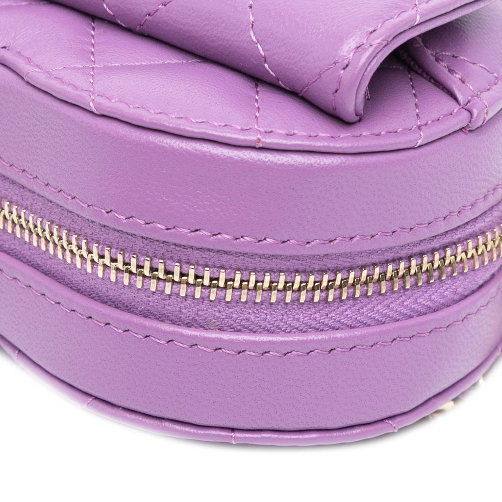 Chanel Mini Lambskin CC in Love Heart Belt Bag