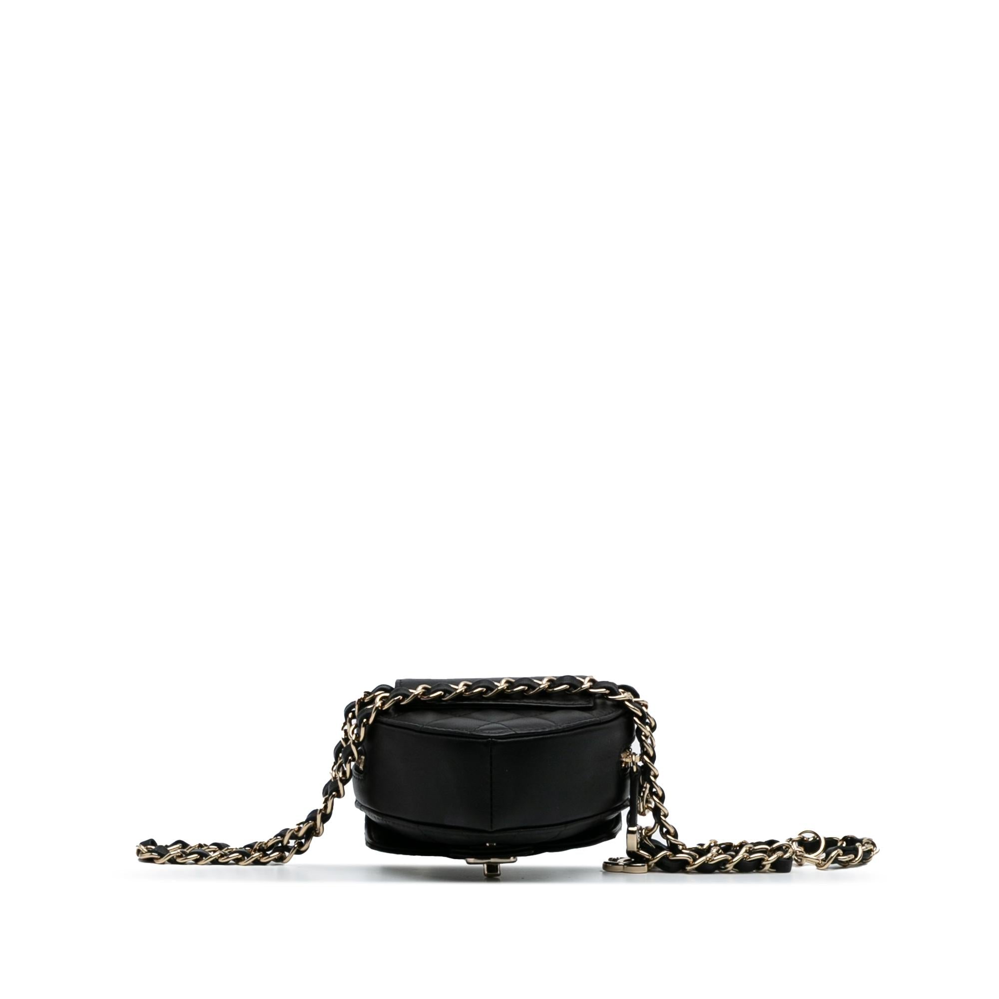 Chanel Mini Lambskin CC in Love Heart Belt Bag