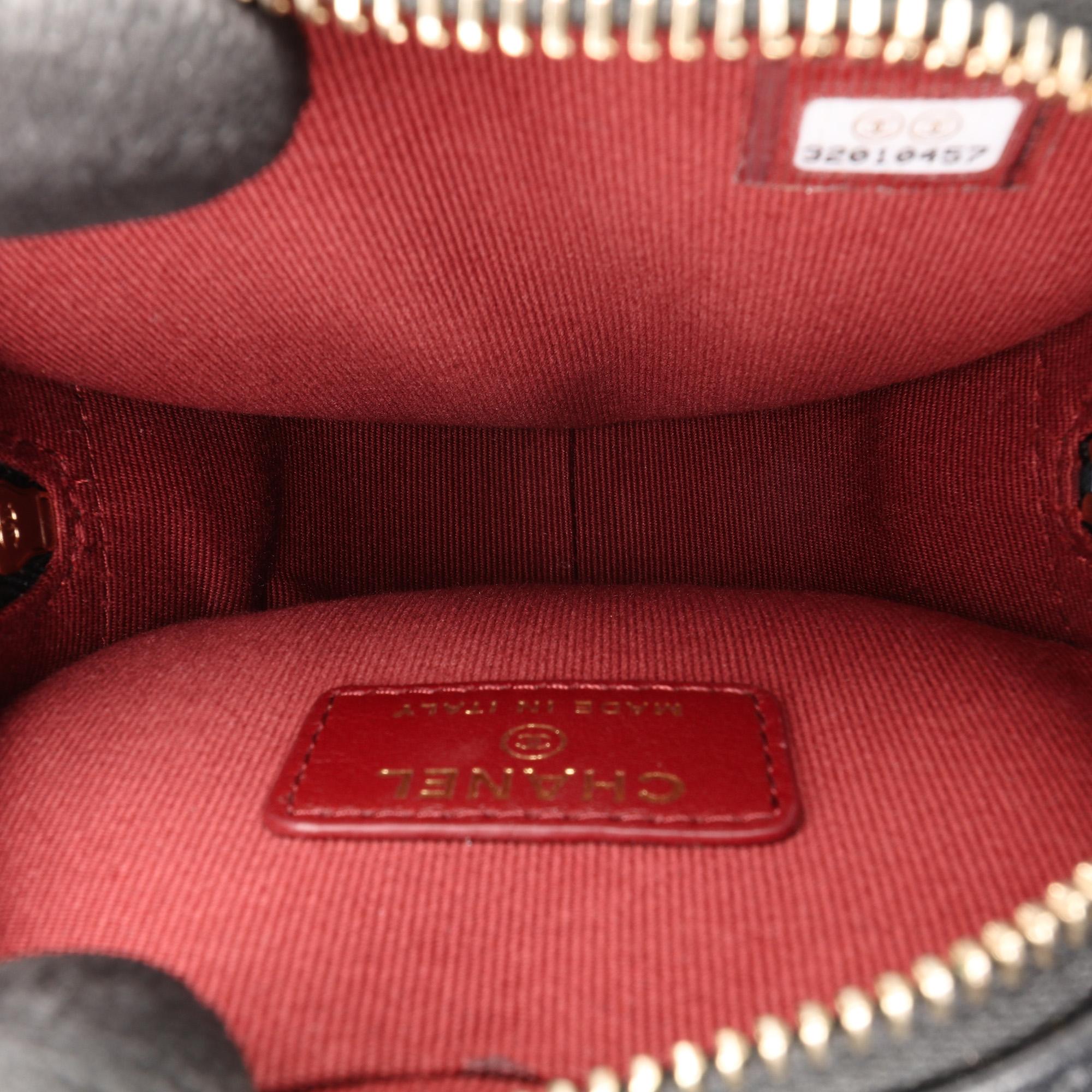 Chanel Mini Lambskin CC in Love Heart Belt Bag