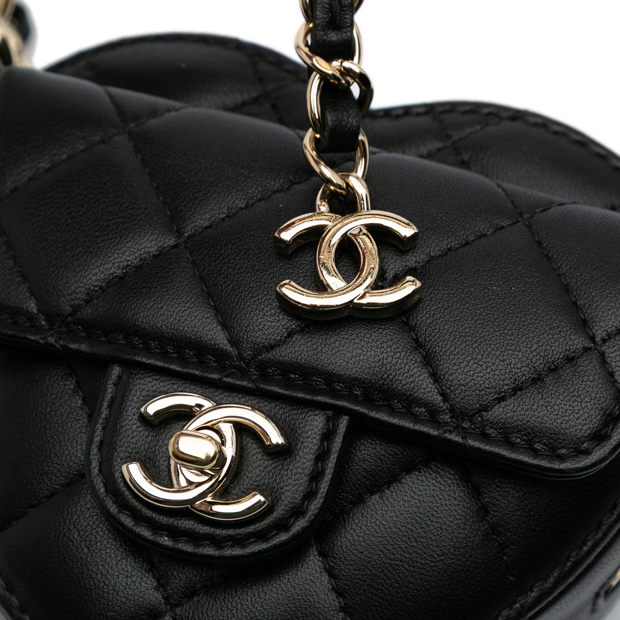 Chanel Mini Lambskin CC in Love Heart Belt Bag