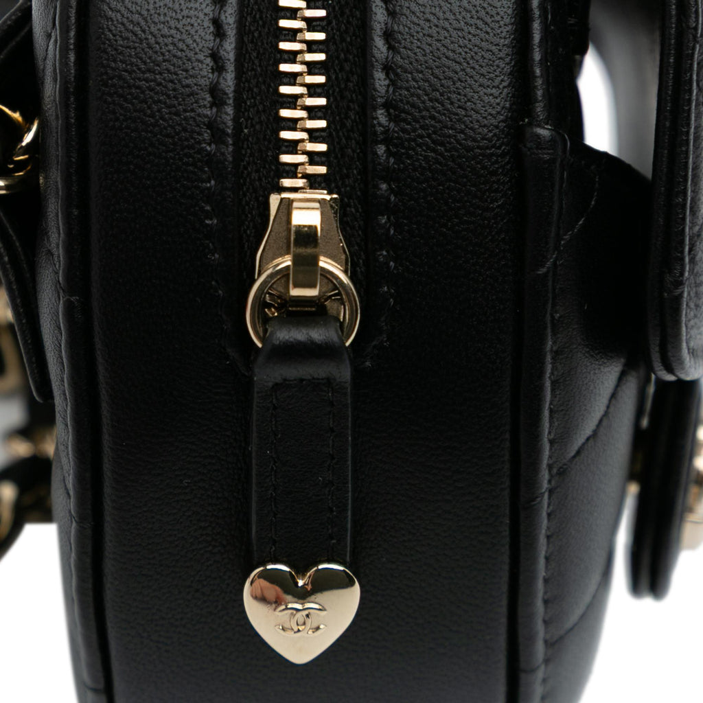 Chanel Mini Lambskin CC in Love Heart Belt Bag