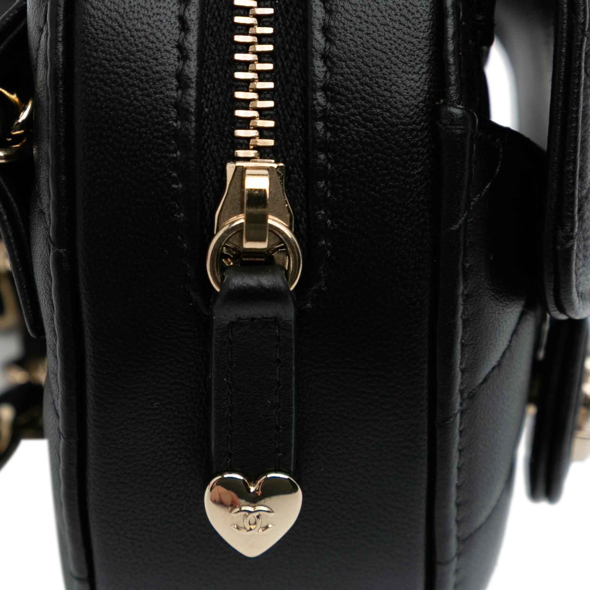 Chanel Mini Lambskin CC in Love Heart Belt Bag