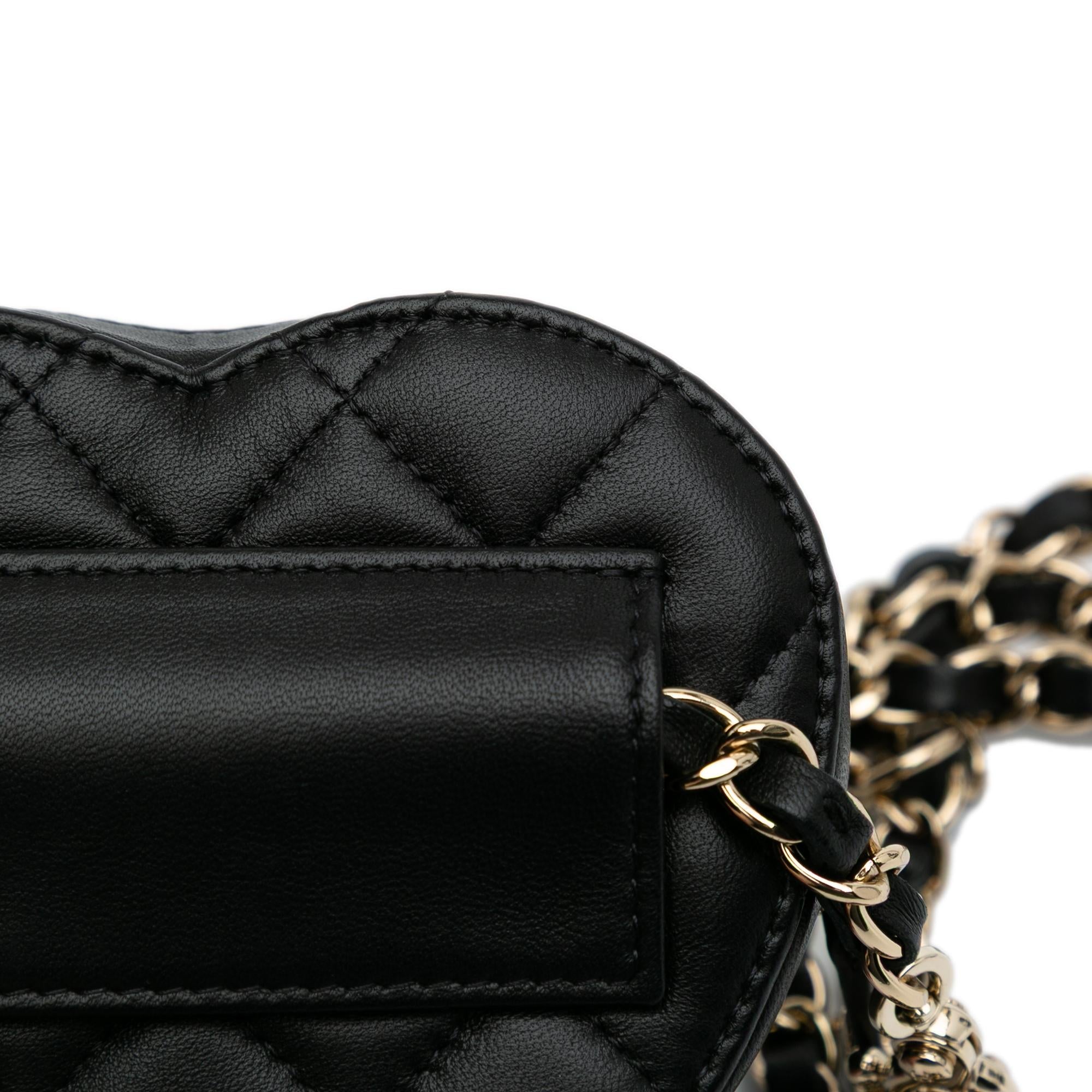Chanel Mini Lambskin CC in Love Heart Belt Bag