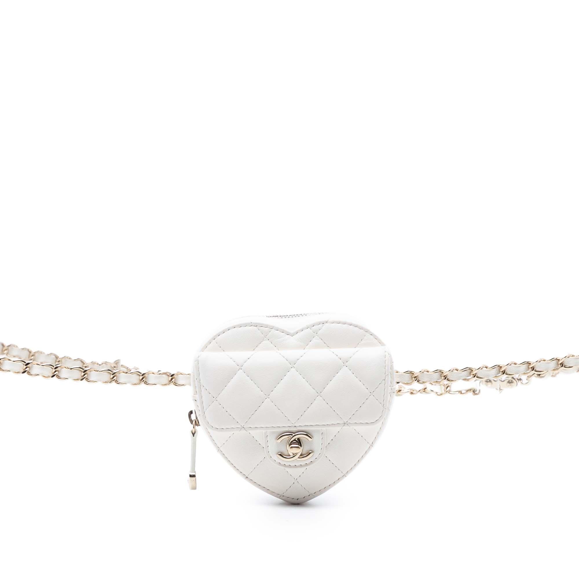 Chanel Mini Lambskin CC in Love Heart Belt Bag