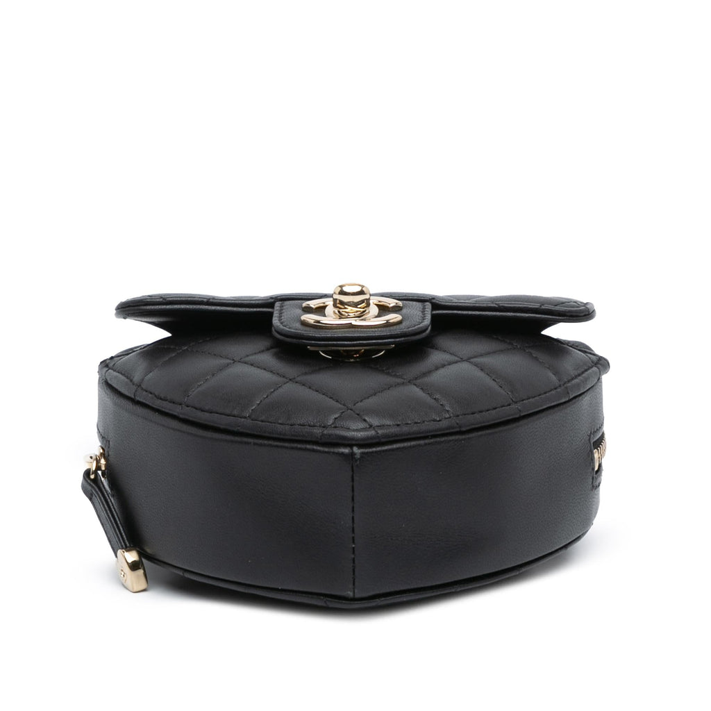 Chanel Mini Lambskin CC in Love Heart Crossbody