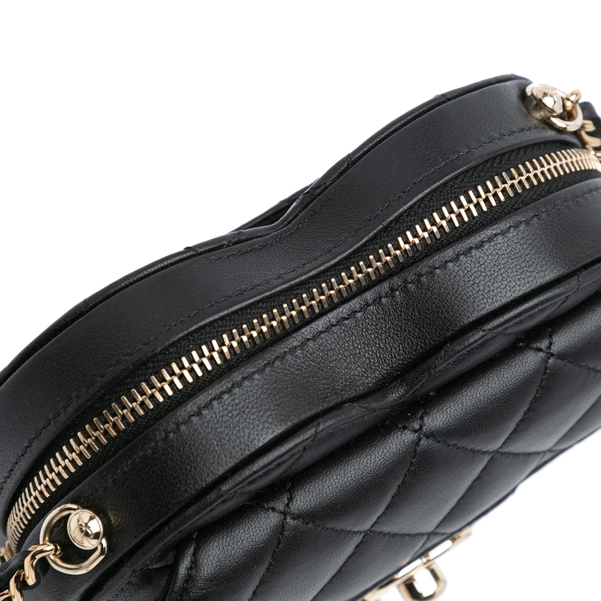 Chanel Mini Lambskin CC in Love Heart Crossbody