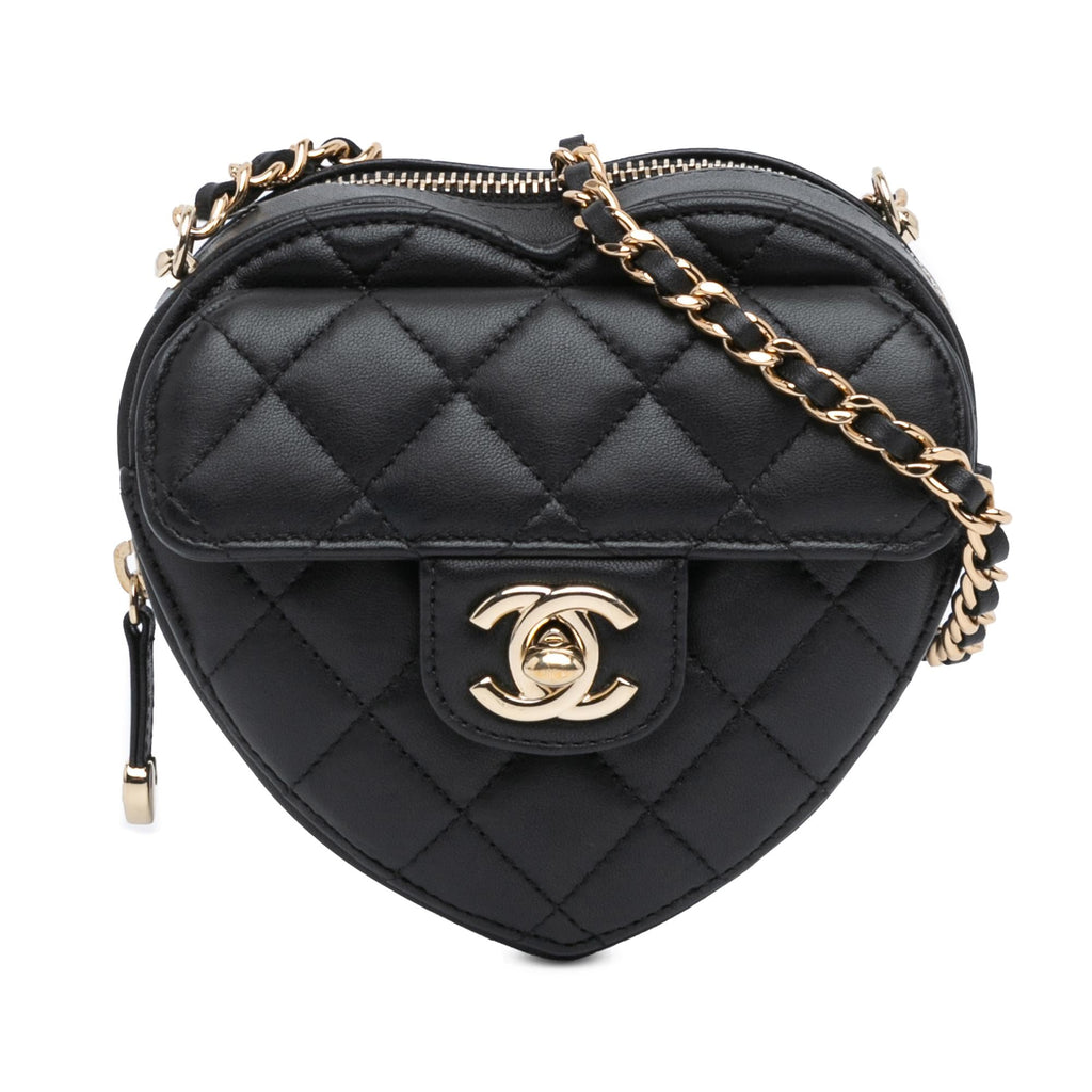 Chanel Mini Lambskin CC in Love Heart Crossbody