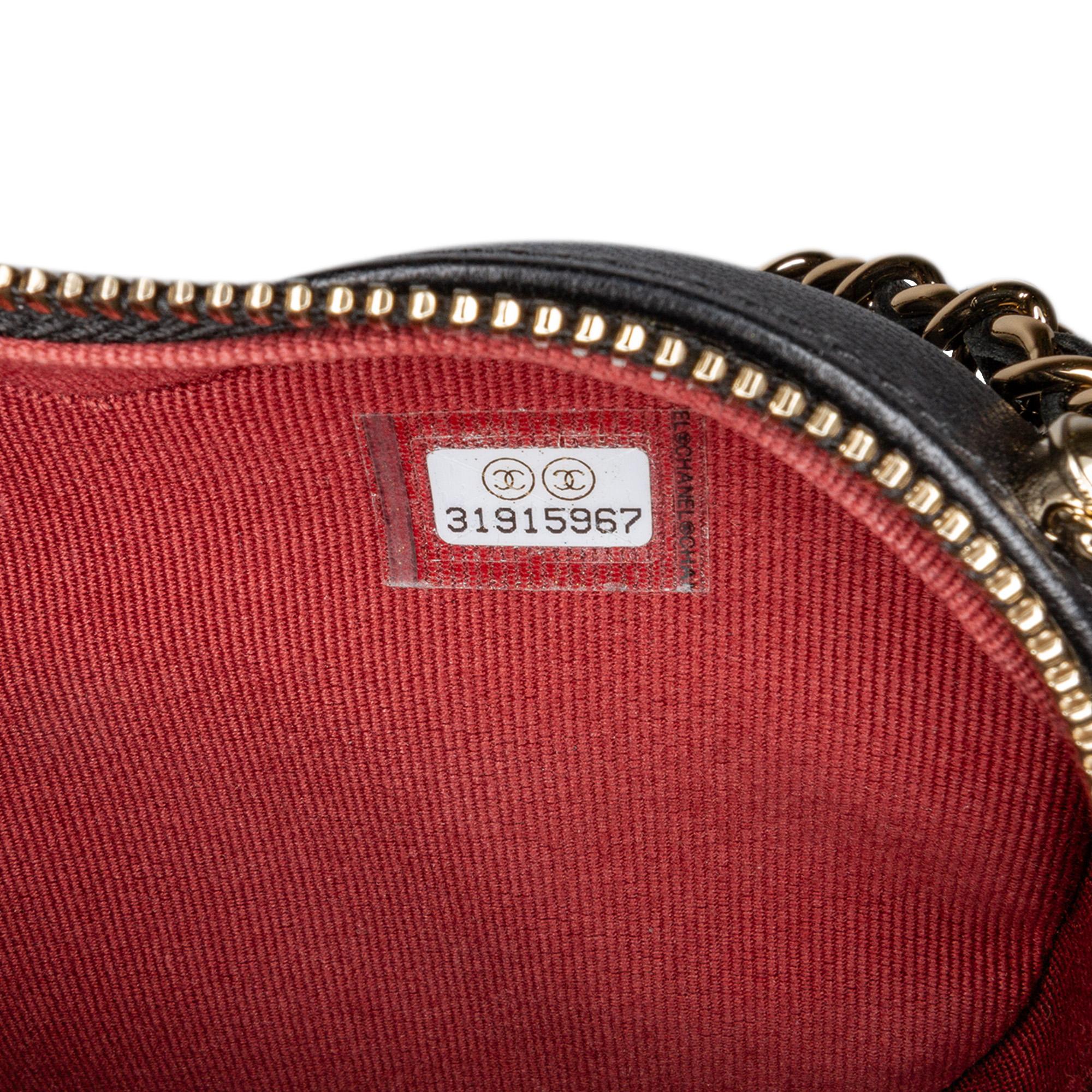Chanel Mini Lambskin CC in Love Heart Crossbody