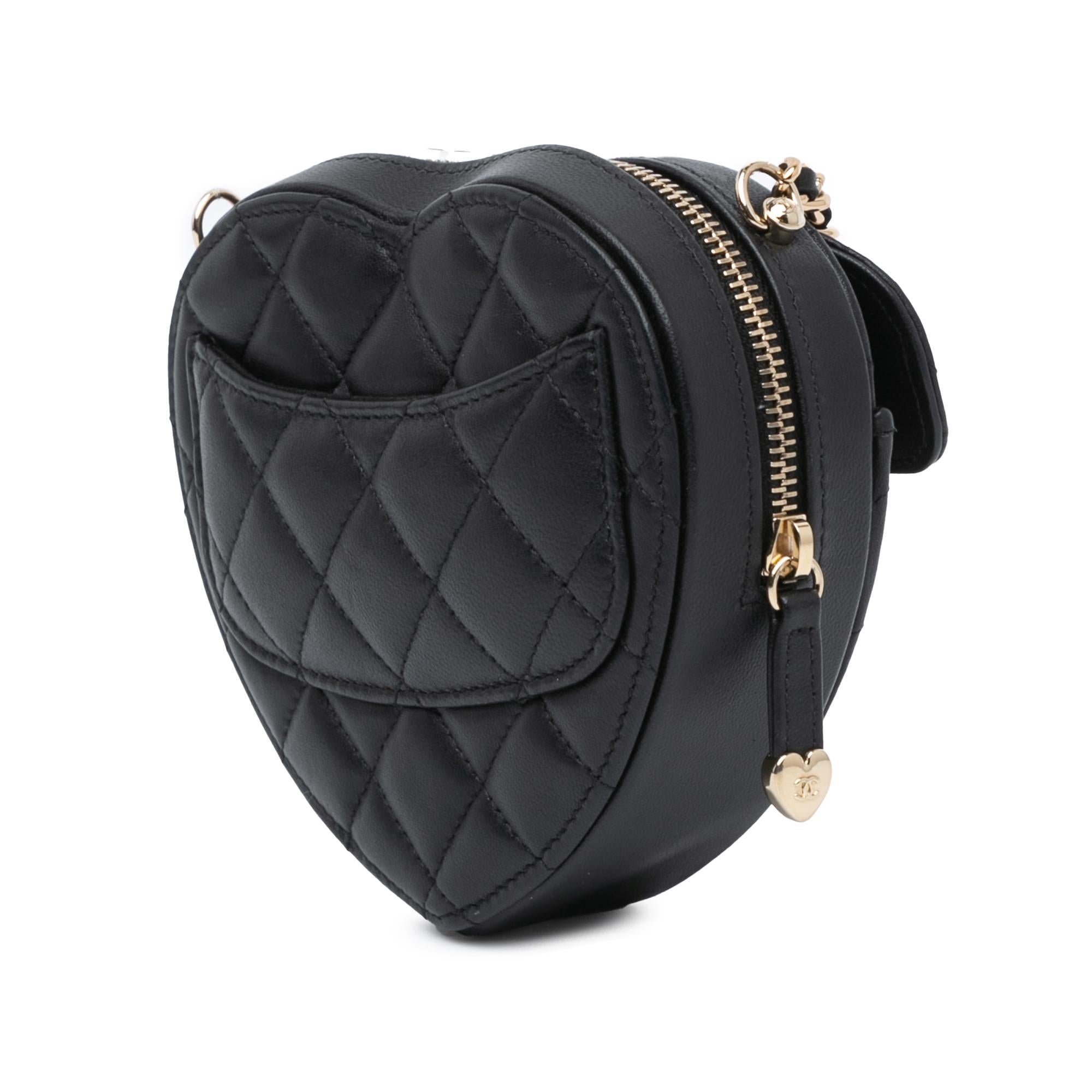 Chanel Mini Lambskin CC in Love Heart Crossbody