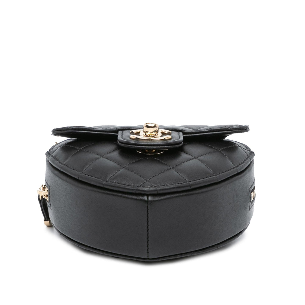 Chanel Mini Lambskin CC in Love Heart Crossbody